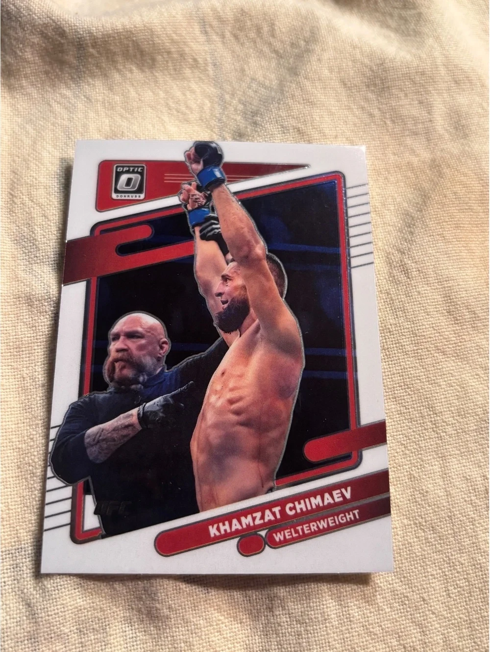 2022 Panini Donruss Optic UFC Khamzat Chimaev Welterweight #